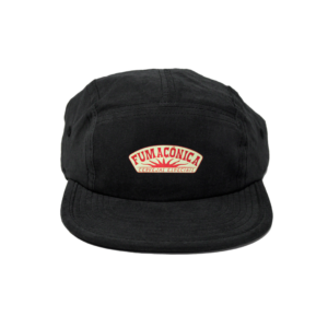bone-fumaconica-five-panel-preto-com-logo